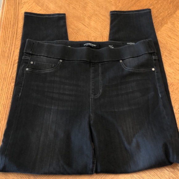 Liverpool The Slim Grey Pull On Jeans Size 14 - Picture 6 of 10